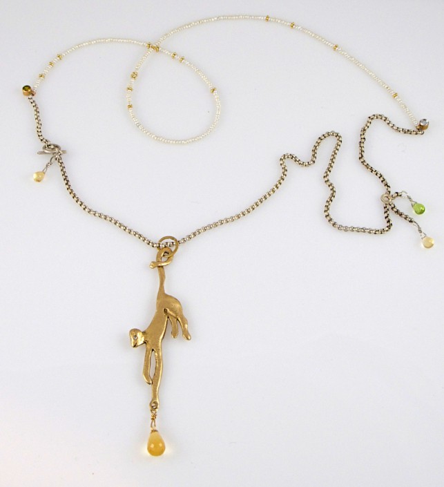 Gold Monkey Necklace