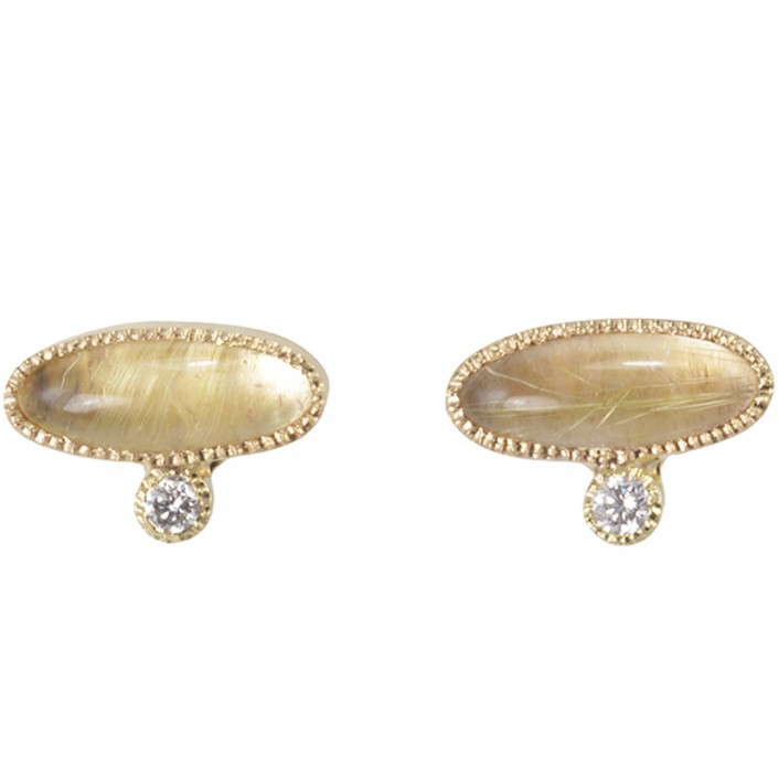 Gems_quartz and diamond earrings
