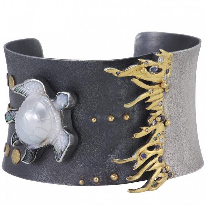 Ocean_turtle cuff _side