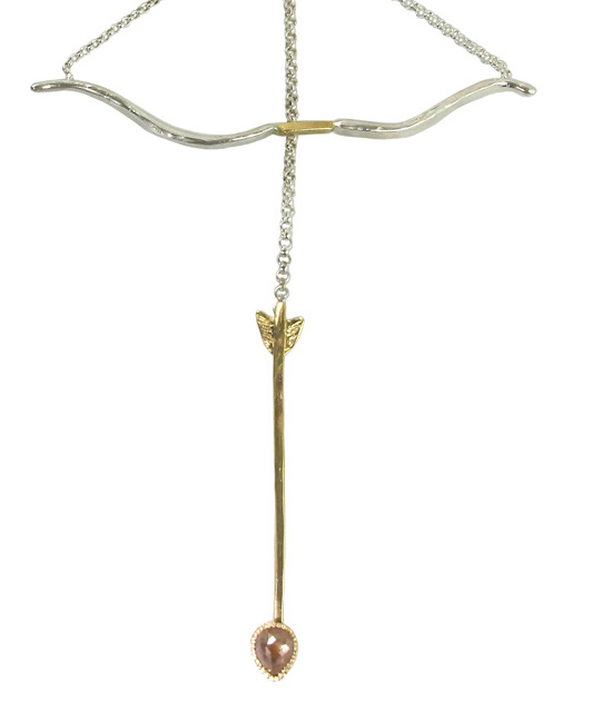 archery_necklace with rose cut diamond copy